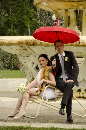 Свадебная фотосессия в Москве. Парк Горького